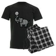 thumbnail image 6 of CafePress - Elephant Volleyball Men's Dark Pajamas - Men's Dark Loose Fit Cotton Pajama Set, 6 of 7