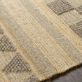 thumbnail image 6 of Hauteloom Ardee Jute Living Room, Bedroom Area Rug - Bohemian, Transitional - Tan, Gray - 2' x 3', 6 of 9