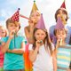 thumbnail image 3 of 1 juego de decoraciones para fiestas, sombreros de fiesta, coronas de papel, sombreros de cumpleaños coloridos, sombreros de cono, 3 of 5