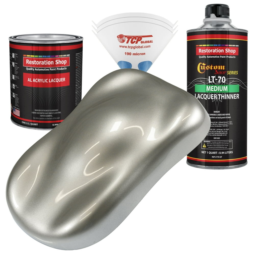 Restoration Shop Pewter Silver Metallic Acrylic Lacquer Auto Paint