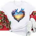 thumbnail image 3 of Valentines Day Tbopshirt Womens Tops,Valentine's Day T-Shirts for Women Short Sleeve Graphic Tees,Women's Lover Printed T-shirt Round Neck Summer Plus Size Tops S-XXXL, 3 of 5