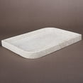 thumbnail image 3 of Creative Home Natural Champagne Marble Contmpo Tray Vanity Towel Tray Bathroom Accessory Organizer, 7.6" x 10.8" x 1" H, Beige, 3 of 3