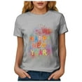 thumbnail image 4 of felwors Happy New Year Shirt for Women 2026 New Years Eve T-Shirt Countdown Fireworks Holiday Party Tops(Light Gray, L), 4 of 8