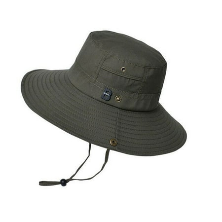 Letter B Label Bucket Hat for Men Summer Breathable Mesh Big Brim Sun Hat Large Size Male Anti-UV Hiking Fishing Panama