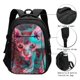 thumbnail image 3 of Easygdp Psychedelic Hairless Cat Mochila para Laptop de Viaje con Puerto USB, Mochila para Laptop con Puerto de Carga USB para Mujeres y Hombres, 3 of 7