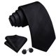 thumbnail image 2 of Set de Corbata Barry.Wang Clásica de Seda con Pañuelo para Hombre, 2 of 3