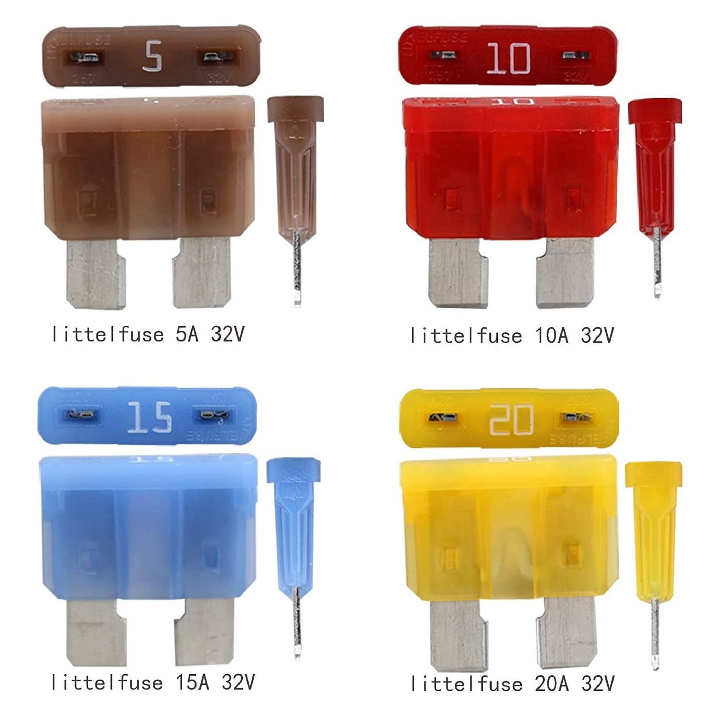 12V 12 Way Marine Fuse Block Fuse Panel with Ground & 12 Volt Fuse Box for Car Automotive Boat