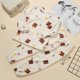 thumbnail image 1 of Conjunto de pijama de vellón coral para niños, otoño e invierno, oso melocotón, niño, mujer, ropa de hogar de franela grande para padres e hijos, 1 of 6