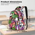 thumbnail image 7 of DISNIMO Dinosaur Print Large Capacity School Backpack, Multi Compartments with Side Mesh Pockets, Durable Bookbag for Elementary & Middle School Students, 7 of 7