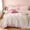 Ivory, variant on NTBED Delicate Bows Print On Purple Background Bedding Set,Ruffle 6 Piece Bed in a Bag Matching Sheet Set,Princess Style Chic Bowknot Printed,Full