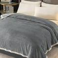 thumbnail image 6 of Hvmvliv Summer Blanket 150x200cm Cozy Flannel Cool Thin Blanket - Comforter for Hot Sleepers Large Size Summer Blanket for Bedroom Gray, 6 of 6