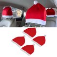 thumbnail image 1 of Christmas ,  Eco Friendly Hand Washable Santa Hat  Touch Decorative  for Keeping Warm, 1 of 8