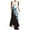 White, variant on IROINNID Shift Dress For Women Summer Plus Size Dress Sleeveless Beach Dress V-Neck Full-Length Dress