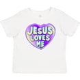 thumbnail image 3 of Inktastic Jesus Loves Me Boys or Girls Baby T-Shirt, 3 of 5