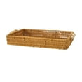 thumbnail image 4 of Rattan Serving Tray with Handles - Woven Wicker Bread Basket for Fruits, Vegetables & Snacks - Decorative Coffee Table Tray - Durable & Easy to Clean - for Home, Kitchen & Restaurant Use, 4 of 7