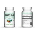 thumbnail image 5 of Maxi Health Vitamin B6 Dietary Supplement – 100 mg – 100 Tablets – Cardiovascular & Nervous System Support – Kosher, 5 of 7