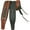 Walnut, variant on Levy's PM31 2.5" Carving Leather Guitar Strap, Black