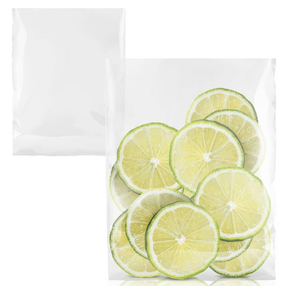 Pack of 1000 Flat Poly Bags, Clear 6 x 8. Ultra Thick Open Top Bags 6x8. Thickness 6 mil. Plastic Bags for Storing and Transporting. Ideal for Industrial, Food Service and Health Needs.