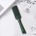 thumbnail image 5 of Green Anti-Static Hair Brush: Scalp Massage Comb for Curling & Styling with Air Cushion Technology, 5 of 5