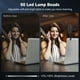 thumbnail image 5 of OLRPT Luz para selfies, luz para teléfono con clip frontal y trasero, luz portátil de 60 LED con 3 modos de luz, luz de vídeo recargable de 5000 mAh para teléfono, iPhone, iPad, computadora portátil,, 5 of 5