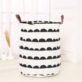 thumbnail image 1 of Laundry Basket Clearance! Waterproof Canvas Sheets Laundry Clothes Toy Basket Folding Storage Box, Include 1X Storage Basket, 1 of 3