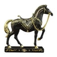 thumbnail image 2 of deevoka Horse Statue Artwork Desk Decoration Art Figurine for Table Living Room Home Black, 2 of 8