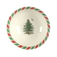 thumbnail image 2 of Spode Christmas Tree Candy Cane Candy Bowl, 6" Festive Holiday Bowl with Christmas Tree Design - Microwave, Freezer, Dishwasher Safe - Earthenware Serveware for Snacks and Desserts, 2 of 4