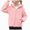 A5-Pink, variant on Ccpelsie Girls Fashion Zip Up Hoodies Kids Cute Sweatshirts Teen Trendy Casual Coat for Fall Winter(Navy,9-10 Years)
