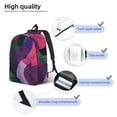 thumbnail image 3 of Rocae Vibrant Abstract Flow for Canvas College Laptop Backpack for Men Women -Small, 3 of 5