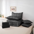 thumbnail image 6 of Feelyou Tribal Moth Skull Comforter Set 7pcs, Mandala Western Aztec Queen Bedding Sets, 6 of 8