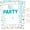 Confetti, variant on 30 Pack Birthday Party Invitations Set Boys Girls Kids Invite Cards with Envelopes Printed Birthday Invitations Supplies with Sticker Labels Decorations for Surprise Party Baby Shower Boys Party