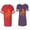 Men Red / Women Purple, variant on Clyde Bonnie Matching Couple Cotton Jerseys (Men Red / Women Black) (Men S / Women S)