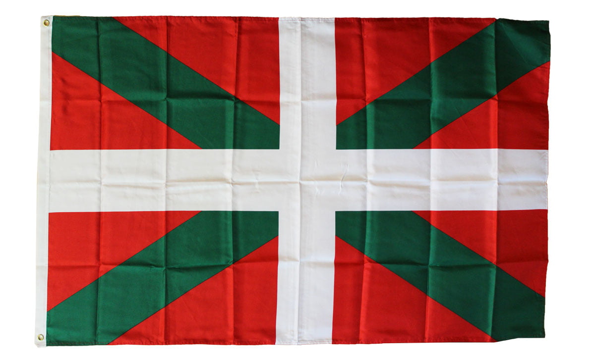 3x5 Basque Flag Aluminum Pole Kit Set 3'x5' 