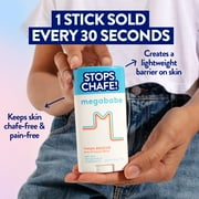 Megababe Thigh Rescue Anti-Chafe Stick, Prevents Skin Chafe & Irritation, 2.12 oz