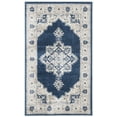 thumbnail image 2 of SAFAVIEH Brentwood Salah Oriental Area Rug, Navy/Creme, 4' x 6', 2 of 11