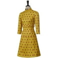 thumbnail image 2 of Whimsical Woodland Elegance: Fantastic Mrs Fox Yellow Elegant Dress Uniform for Women, 2 of 8