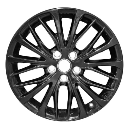 Kai 18 X 8 Reconditioned OEM Aluminum Alloy Wheel  All Painted Black  Fits 2018 - 2021 Toyota Camry
