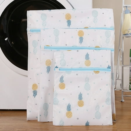 

Happy Date Delicates Laundry Bags Bra Fine Mesh Wash Bag for Underwear Lingerie Bra Pantyhose Sock Shoe Use Auto Locking Zipper Travel Organizer Net Bags