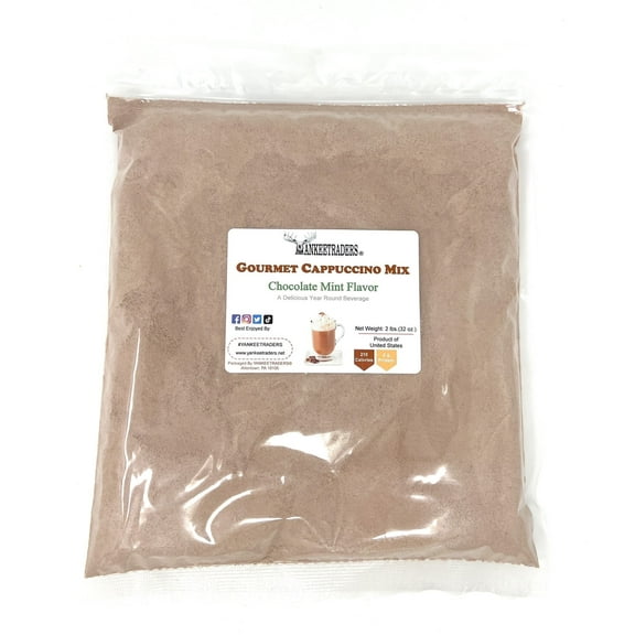YANKEETRADERS Chocolate Mint Instant Cappuccino Mix, 2 Lb