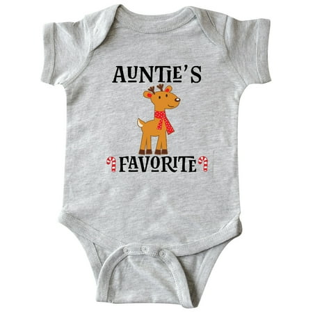 

Inktastic Auntie s Favorite Niece Nephew Christmas Gift Baby Boy or Baby Girl Bodysuit