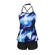 thumbnail image 3 of MKLEKYY Trajes de Baño Tankini Cortos para Mujer, Trajes de Baño Estampados, Trajes de Baño de Dos Piezas con Pantalones Cortos, Traje de Baño Deportivo, 3 of 4
