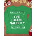 thumbnail image 5 of Tstars Men's Ugly Christmas I'm on the Naughty List Funny Holiday T-Shirt, 5 of 6
