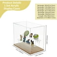 thumbnail image 2 of Vitrina acrílica de 3 niveles, a prueba de polvo, para exhibir minifiguras de acción. Cajas de exhibición, soporte para figuras coleccionables y decoraciones., 2 of 7
