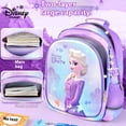 thumbnail image 4 of Mochila escolar primaria de la serie Elsa de Disney Frozen 2024 que reduce la carga Mochila linda de dibujos animados para niña Regalo de apertura para jardín de infantes, 4 of 5