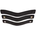 thumbnail image 2 of Tiradores de cuero para muebles - 3 piezas - 13,5 x 2,5 cm - Tirador para muebles, tirador de puerta para cocina, baño, armarios, tocador, madera negra Rojo Verde Cocina, Decoración y Otros, 2 of 5