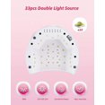 thumbnail image 2 of Lámpara de uñas LIUXGMXG de 48W con 33 Perlas LED para secado de uñas, 2 of 5