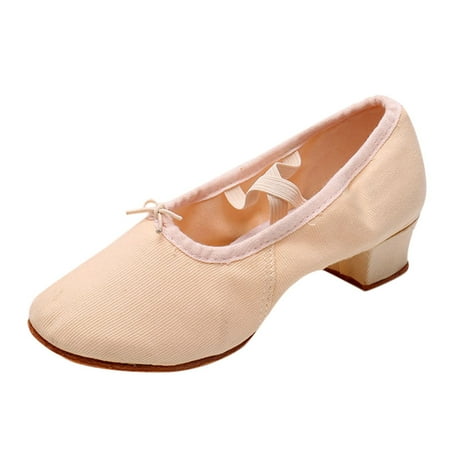 Women Ladies Dancing Rumba Lace Up Boot Waltz Prom Ballroom Latin Wrap Wedge Heels Ballet Dance Singles Shoes