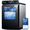 Black, variant on Ecozy Chillio Nugget Ice Maker Countertop with App Control, Smart Pebble Sonic Ice Machine, 44LBS/24H Soft Chewable Pellet Ice