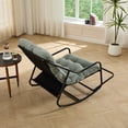 thumbnail image 3 of Jopath Outdoor Rocking Chair with Soft Thick Cushion,Comfy Cushion for Living Room Bedroom Reading Room Light Green, 3 of 7