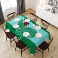 thumbnail image 6 of Turquoise Blue Whale Table Cloth Waterproof Tablecloths, Summer Beach Coastal Modern Art Tablecloth Dining Table Cover for Kitchen Party Tabletop Outdoor, Rectangle Tablecloth 54x108 Inch, 6 of 9